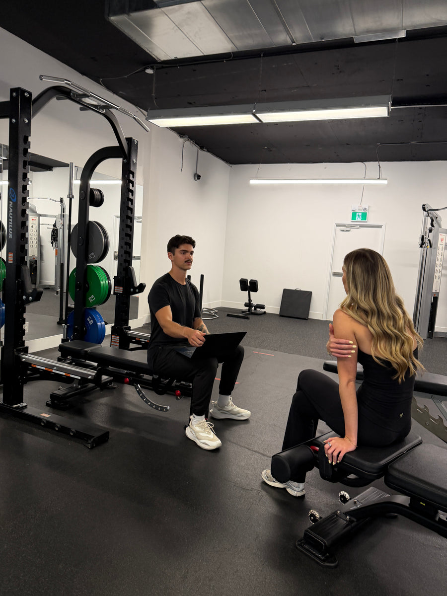 In-home personal training session with Paris Demers