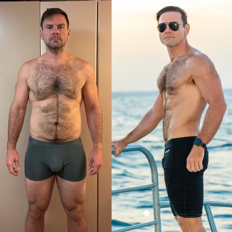 Private Personal Training Studio in Yaletown Vancouver. Weight Loss Transformation Vancouver Client.